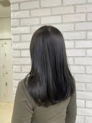 ロング Ash稲田堤 大里のヘアスタイル