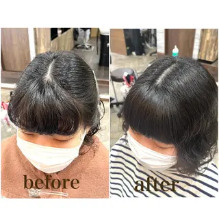 ミディアム パーマ SALOWIN 梅田茶屋町North店所属・橋本 桂のヘアスタイル