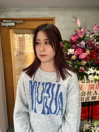 セミロング カラー ロエ平尾山荘所属・大人ショート/メンズ /平尾/薬院/綜一郎のヘアスタイル