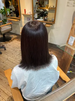 ミディアム 脇 麻紘のヘアスタイル