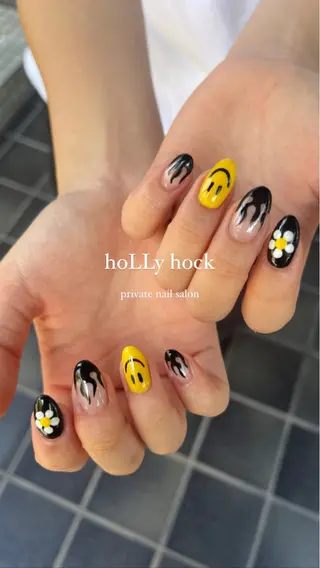 ネイル nail salon hoLLyhockのネイルデザイン