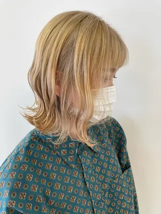 ショート カラー 顔まわりカット✄ ベージュカラー🧸のヘアスタイル