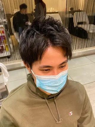 ショート メンズ 柳澤 和也のヘアスタイル