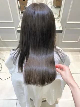 ロング 似合わせ艶髪カラー ❤️ハダユミのヘアスタイル