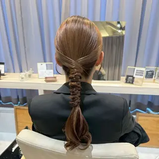 ロング ヘアアレンジ ヘアメイク専門サロンFelice所属・褒められヘアメイク ‎🤍みおのヘアスタイル