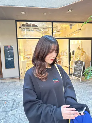 ミディアム ace 梅田所属・似合わせ特化 美容師kokiのヘアスタイル