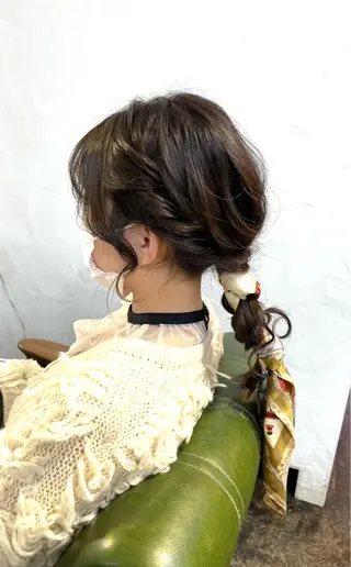 セミロング ヘアアレンジ 🫧 MAKI🫧のヘアスタイル