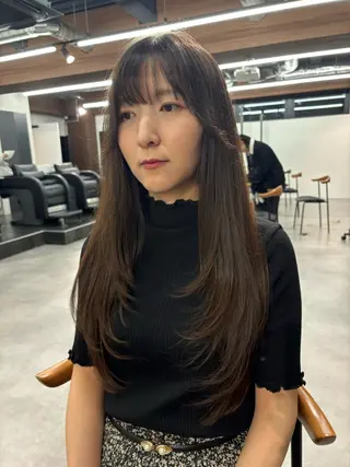 ロング 垢抜けトレンド レイヤー🩵廣戸楓のヘアスタイル