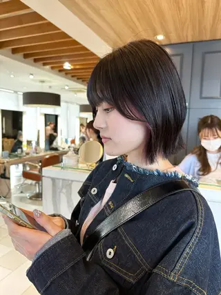 ショート カラー hibiki/セット /透明感カラーのヘアスタイル