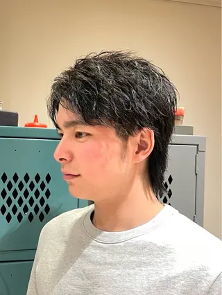パーマ メンズ 加藤 拓海のヘアスタイル