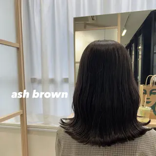 セミロング ヤマダレナ/個室/ 透明感艶カラー😽✨のヘアスタイル