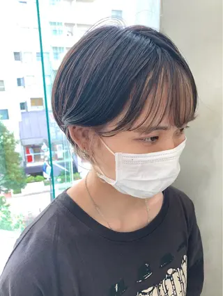 ショート カラー 🌿似合わせブリーチ 松本朋幸🌿のヘアスタイル