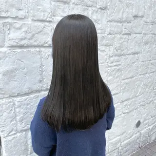 ロング カラー レイヤー小顔ショート 吉田ジョウのヘアスタイル