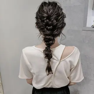 ロング ヘアアレンジ PRIVATE SALON EYES所属・EYES リアのマツエク・マツパデザイン