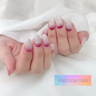 ネイル Rainbow nailsくろちゃんのネイルデザイン