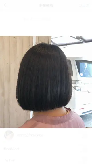 ショート カラー パーマ MOLLA 浅香山店所属・谷口ゆめ/縮毛矯正/ カット/美眉ワックスのヘアスタイル