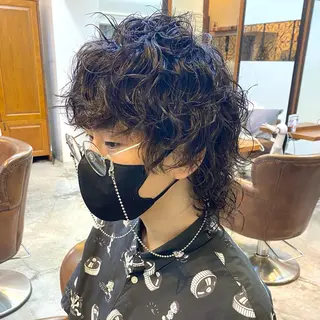 パーマ メンズ Vicke所属・メンズ専門/韓国風 ❤️🔥吉野あいかのヘアスタイル