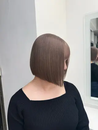 ショート カラー ヘアアレンジ ハイトーン/ボブ /misakiのヘアスタイル