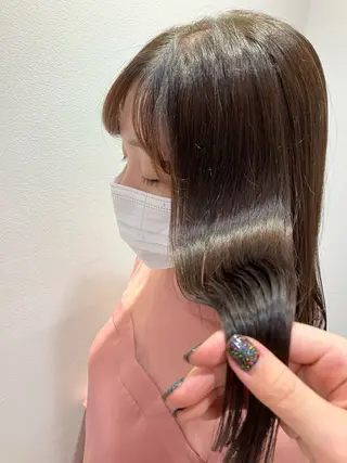 ロング カラー ヘアアレンジ 小顔似合わせカット/ レイヤー/maiのヘアスタイル