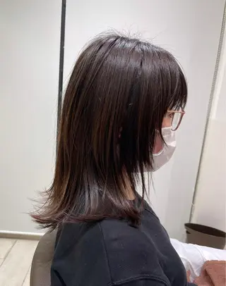 セミロング 🎀艶髪カラー🎀 Aiのヘアスタイル