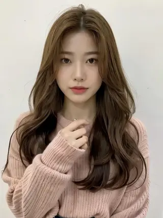 セミロング 髪質改善🇰🇷 レイヤーカット/梅田のヘアスタイル