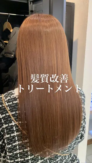 ロング カラー 似合わせカラー/艶 髪質改善/ヨシザキのヘアスタイル