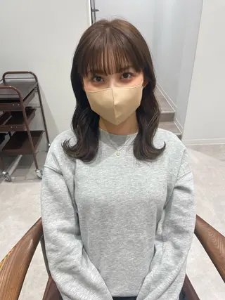 ミディアム 東京の技術を 京都で✂︎🕊️💖のヘアスタイル