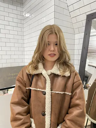 ミディアム 山本 真之介のヘアスタイル