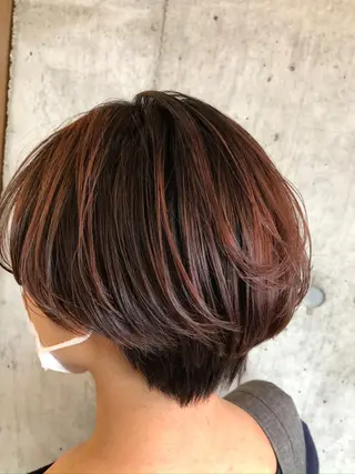 ショート カラー 🔥メンズ特化パーマ 🦖増田弘明🦖のヘアスタイル