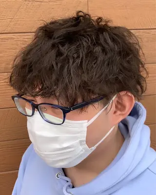 メンズ 深井 さやのヘアスタイル