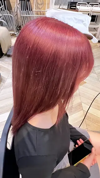 カラー FOF所属・無料カットモデル 募集中AKARIのヘアスタイル