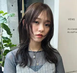 ロング レイヤーカット カシマハヤトのヘアスタイル