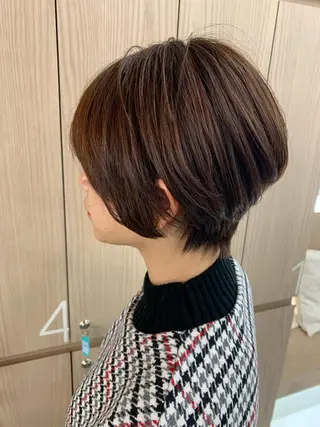 ショート カラー Silk-lei【銀座店】所属・銀座/美髪縮毛矯正 /髪質改善/山本翔華のヘアスタイル