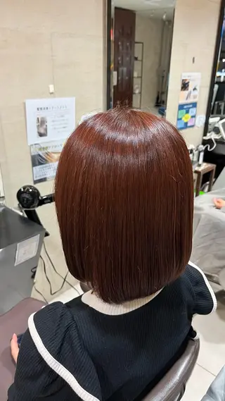 ミディアム カラー 艶髪ブリーチカラー 💗manaka💗のヘアスタイル