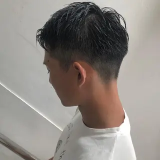 ショート メンズ CLUTCH天王寺 西藤遥河のヘアスタイル