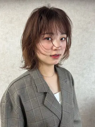 ショート カラー 透明感カラー/メンズ /ボブKanna🪄のヘアスタイル