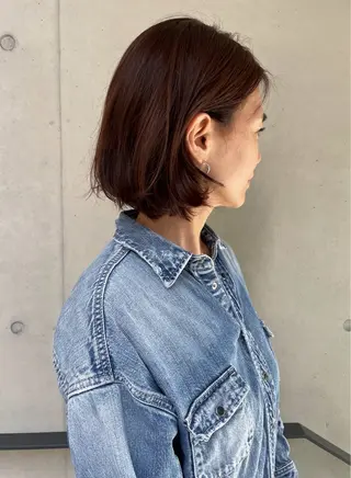 ミディアム カラー sano rikitoのヘアスタイル