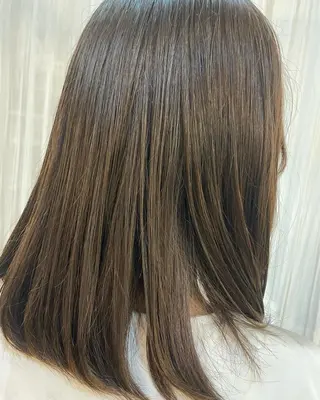 ミディアム KURIA*⋆ஐ ブリーチ/韓国ヘアのヘアスタイル