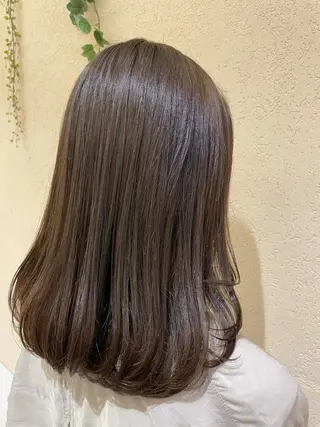 セミロング カラー シャドールーツ美容師 篠原康太のヘアスタイル