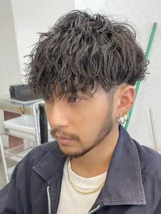 ミディアム カラー パーマ RETOUCH by fifth 銀座店所属・似合わせカット /fifth富樫倭のヘアスタイル