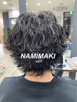 パーマ メンズ アタ ムのヘアスタイル