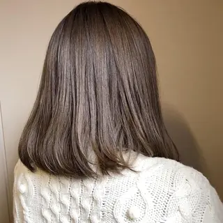 ミディアム カラー 上川 美幸のヘアスタイル