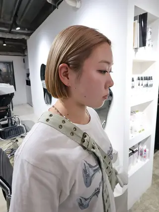 ミディアム groovy所属・学芸大学/bob/ Sakuraのヘアスタイル
