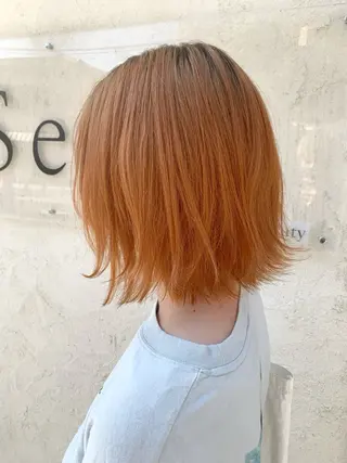 ショート カラー 西村　弘輝 パーマ/艶髪カラーのヘアスタイル