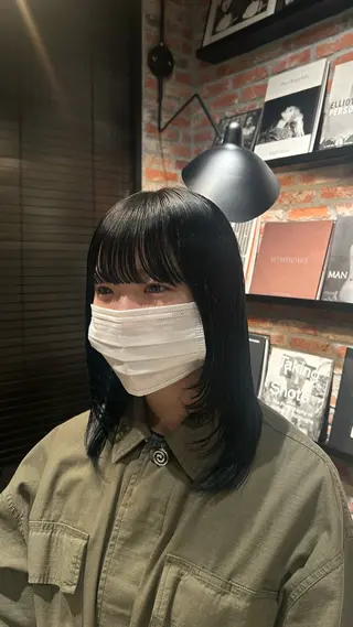 カラー organic＋atelier所属・りお ブリーチカラーのヘアスタイル