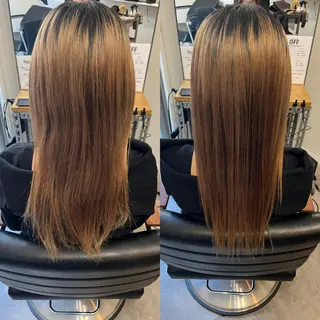 セミロング OFF YUYAのヘアスタイル