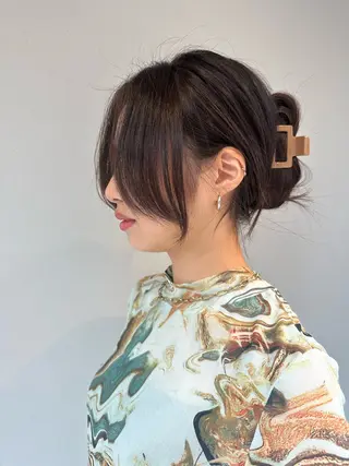 カラー パーマ ナガミネアリサ/ 学芸大学/海外ヘアのヘアスタイル