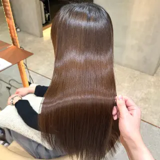 ロング カラー 縮毛矯正/ 髪質改善/浅見拓哉のヘアスタイル