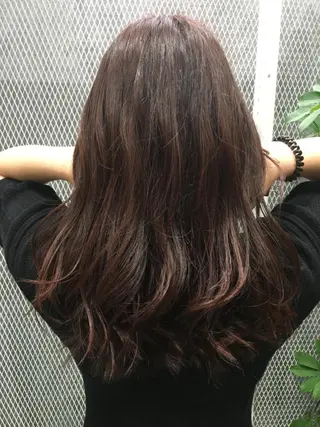 セミロング カラー 💎髪質改善💎 西森千夏のヘアスタイル