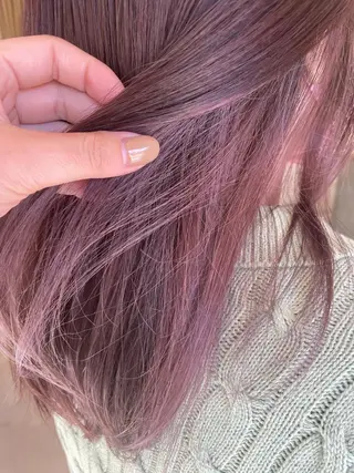 セミロング 康本 瑞季のヘアスタイル